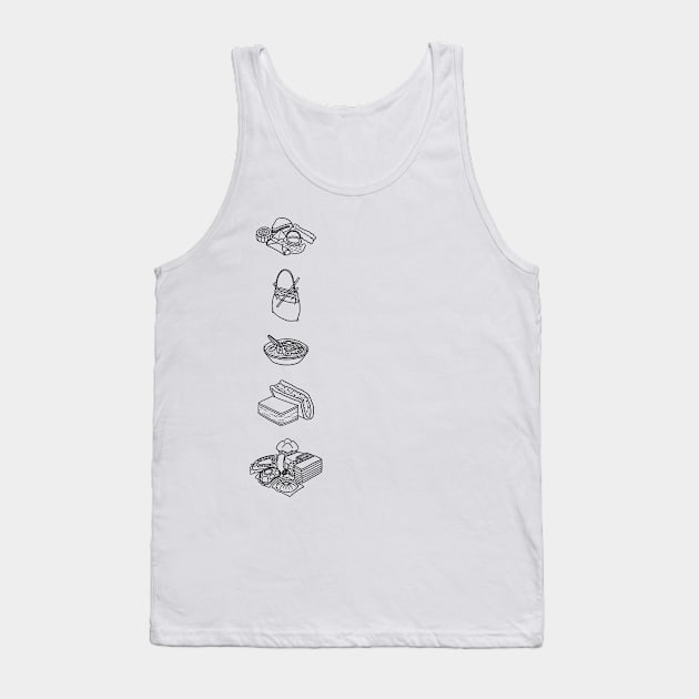 Singaporean Desserts Tank Top by Ibukai